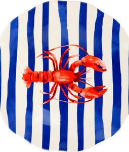 2716 ASSIETTE PLATE LOBSTER LOVE